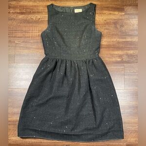 Kate Spade Black Sparkle Mini Dress